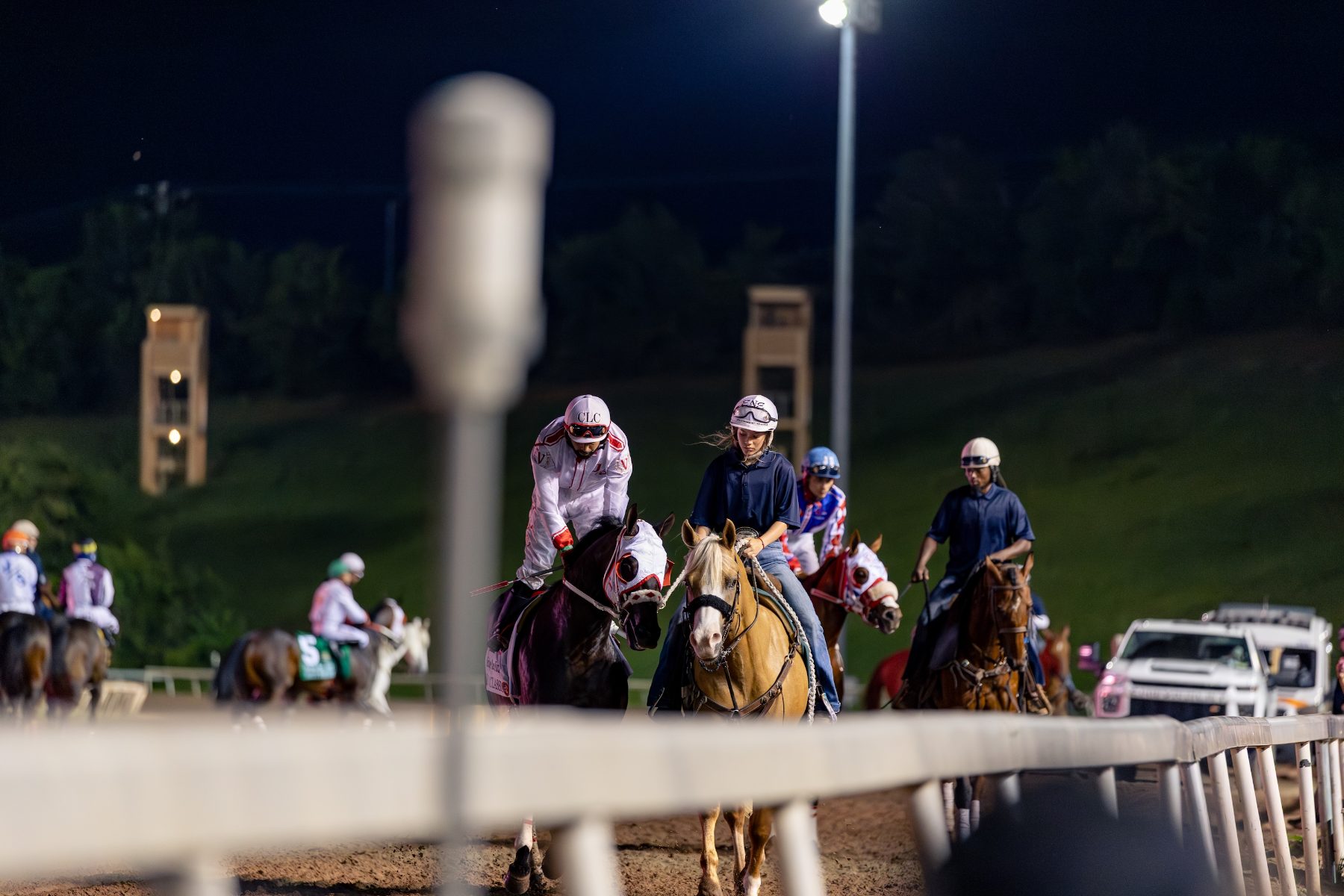Post parade at Remington Park